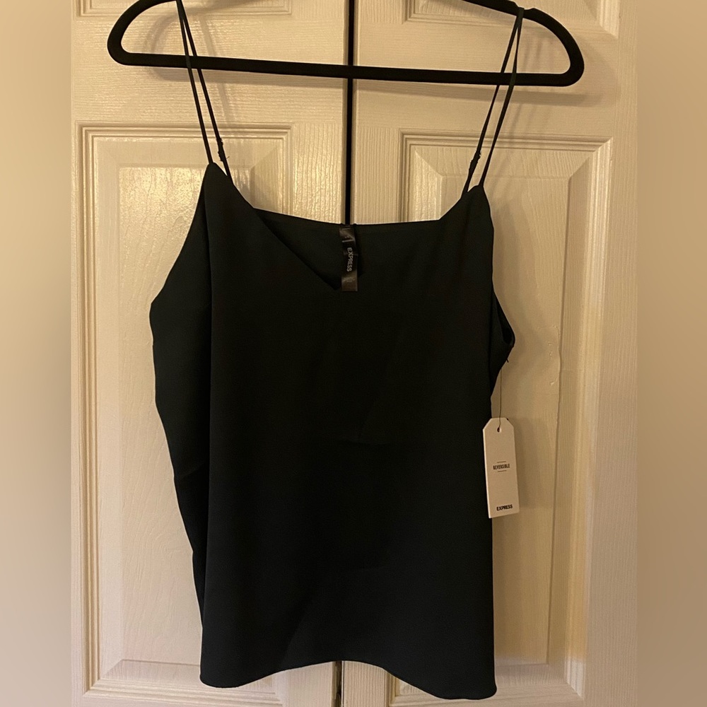 NWT Express Women’s Camisole Tank sz Large. Hunter Green